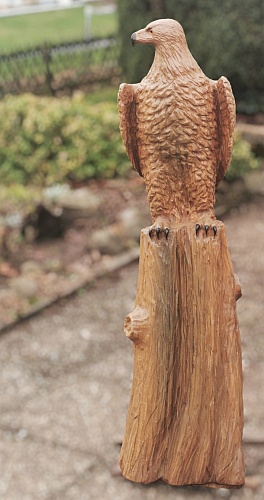 steinadler  lifesize adler eagle  motors�ge kettens�ge schnitzen jochen adam holzwerker