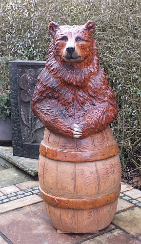 bear baer wood b�r im fass jochen adam holzwerker motors�ge kettens�ge