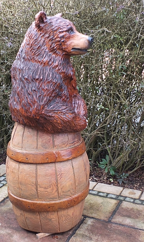 bear baer wood b�r im fass jochen adam holzwerker motors�ge kettens�ge