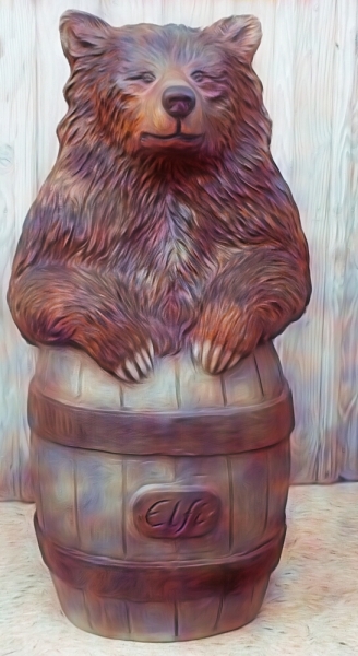 bear baer wood b�r im fass jochen adam holzwerker motors�ge kettens�ge