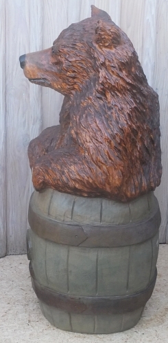 bear baer wood b�r im fass jochen adam holzwerker motors�ge kettens�ge