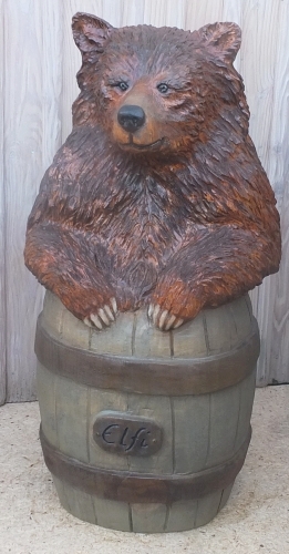 bear baer wood b�r im fass jochen adam holzwerker motors�ge kettens�ge