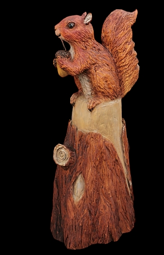 Eichh�rnchen holz motors�ge kettens�ge schnitzen kettes�genkunst motors�genkunst holzwerker