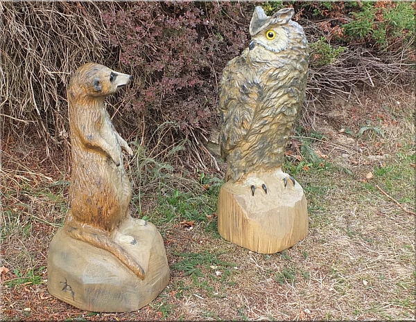 erdm�nnchen motors�ge kettens�ge schnitzen holz kunst