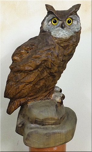 kauz eule holz motors�ge kettens�ge schnitzen kettes�genkunst motors�genkunst 