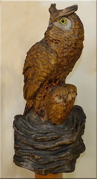 eulenhorst eule holz motors�ge kettens�ge schnitzen kettes�genkunst motors�genkunst 
