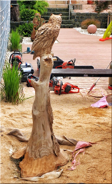 eule holz motors�ge kettens�ge schnitzen kettes�genkunst motors�genkunst 