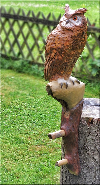 eule holz motors�ge kettens�ge schnitzen kettes�genkunst motors�genkunst 