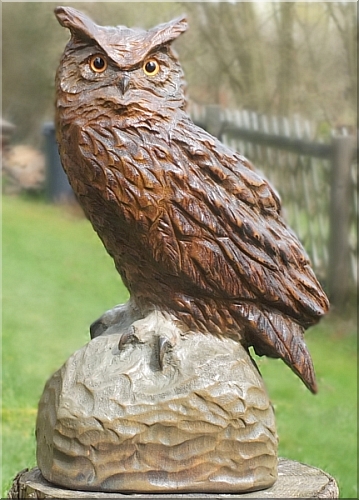 eule holz motors�ge kettens�ge schnitzen kettes�genkunst motors�genkunst 