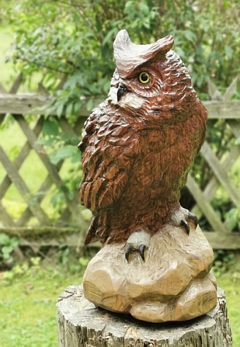 eule holz motors�ge kettens�ge schnitzen kettes�genkunst motors�genkunst holzwerker