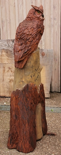 eule holz motors�ge kettens�ge schnitzen kettes�genkunst motors�genkunst holzwerker