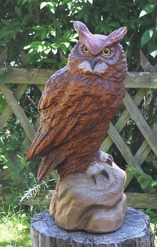 eule holz motors�ge kettens�ge schnitzen kettes�genkunst motors�genkunst holzwerker