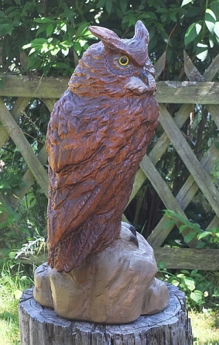 eule holz motors�ge kettens�ge schnitzen kettes�genkunst motors�genkunst holzwerker