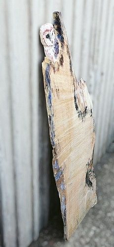 schleiereule barn owl motors�ge kettens�ge schnitzen jochen adam holzwerker