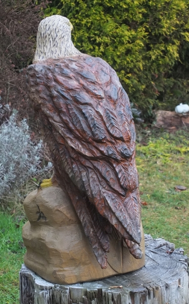 rotmilan gabelweihe holz schnitzen motors�ge kettens�ge holzwerker carving