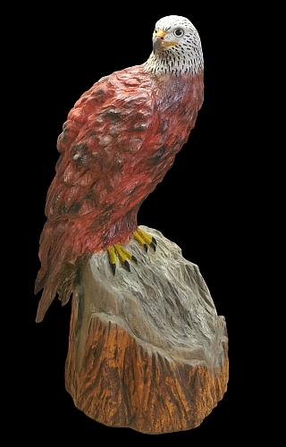 rotmilan gabelweihe holz schnitzen motors�ge kettens�ge holzwerker carving